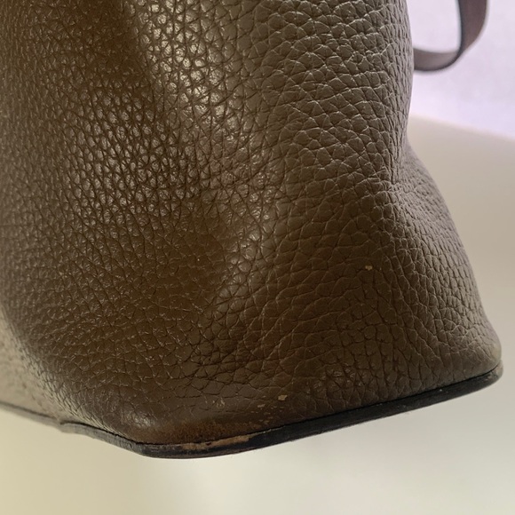 Dooney and Bourke Pebble Grain Lexington Taupe Tote Bag - Picture 11 of 15